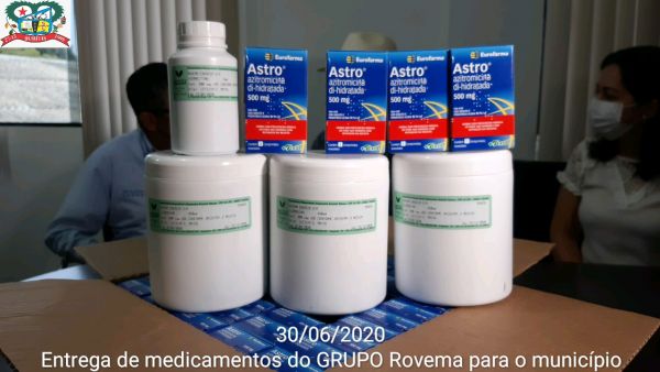 Secretaria de Saúde de Buritis recebe 100 kits de medicamentos para tratamento do COVID-19