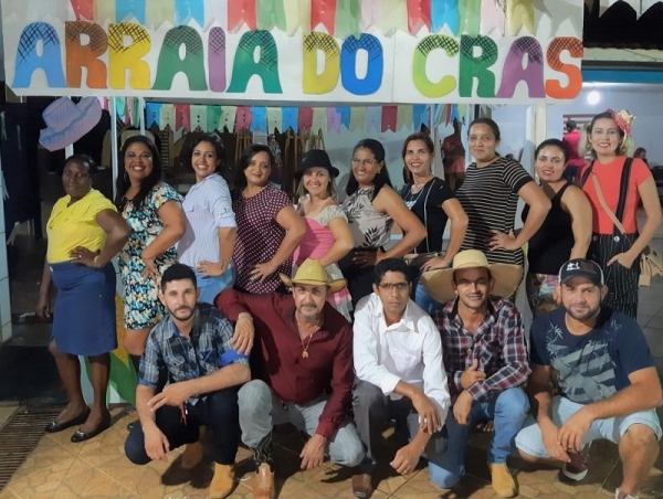Secretaria de Assistência Social realiza Arraial a famílias assistidas pelo CRAS.