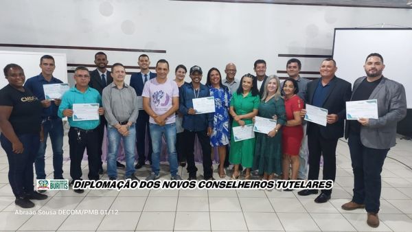 CMDCA realiza diplomação dos conselheiros tutelares de Buritis