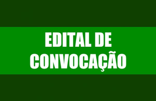 EDITAL DE CONVOCAÇÃO CHAPEUZINHO VERMELHO