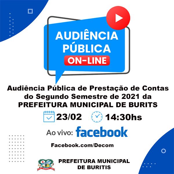 Audiência Pública: EDITAL DE CONVOCAÇÃO N°.001/2022