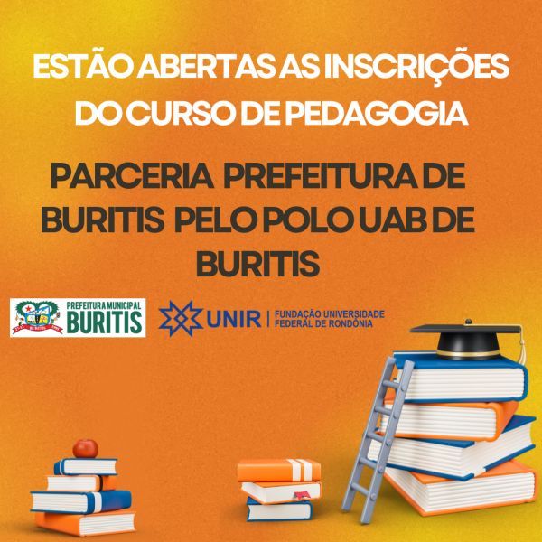 Estão abertas as inscrições do Curso de Pedagogia TOTALMENTE GRATUITO pela Universidade Federal de Rondônia - UNIR.