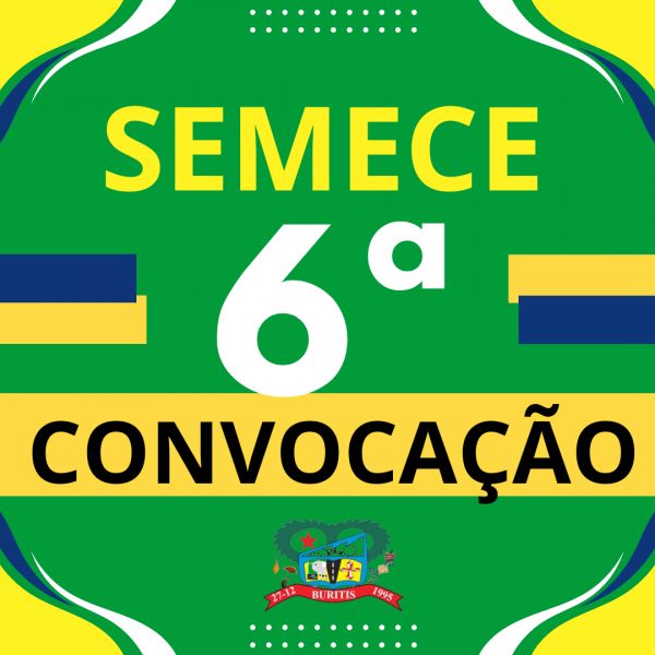 6º CONVOCAÇÃO PARA PRESTAÇÃO DE SERVIÇO VOLUNTÁRIO